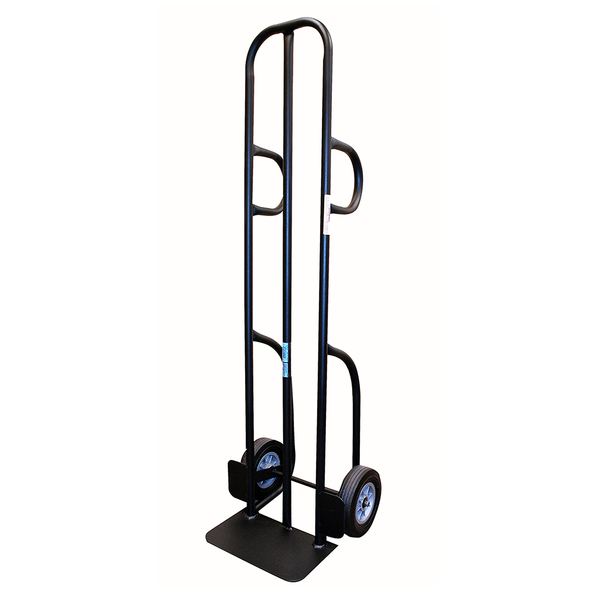 SNAP-LOC 600-Pound Hand Truck Cart with Dual Handles and 8-Inch Solid Rubber Tires, Model# SLVM60186